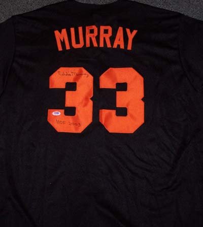 Eddie Murray Autographed Baltimore Orioles Jersey PSA/DNA #3A11320