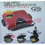George Foreman GRP97R Next Grilleration G5 - Red - Removable-Plate Grill with 5 Removable Plates - Bonus Omelette Plates