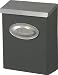 Solar Group DVKPBZ00 Large Vertical Style Lockable Wall Mount Mailbox, Bronze and Satin Nickel