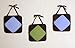Boutique Blue Brown Diamond 13PCS CRIB BEDDING SET