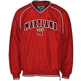Maryland Terrapins Red Stratus Pullover Jacket