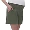 Liz Lange® For Target® Belly Panel Twill Shorts- Olive