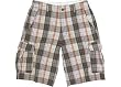 OTB Brown Multi Plaid Cargo Shorts