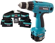 Makita 6217DWDEX1 12 Volt 3/8-Inch MForce Driver-Drill Kit with Heavy Duty Tool Belt & Bags