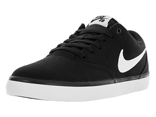 Nike Men's Sb Check Solar Cnvs Black/white Skate Shoe (8)