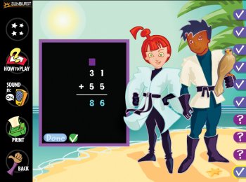 Software: Key Skills for Math. Addition Practice