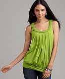 Style&co. Top, Sleeveless Braided Scoopneck