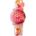 Baby Watch - Montre enfant - Fille - Zip F�es - La montre p�dagogique - Plastique gomme rose avec dessins 3D - Avec m�thode d'apprentissage