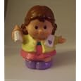BUY : Little People Mother with baby bottle (in right hand) 2001 Mattel Replacement Figure - Fisher Price Zoo Doll Circus Ark Toy Pet Shop
