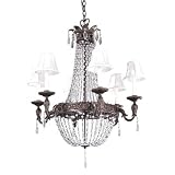 Elegant Tradition Collection Chandelier In Oiled Bronze Finish - 9 Bulbs