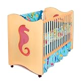 Tropical Seas Unique 2-in-1 Crib and Toddler Bed