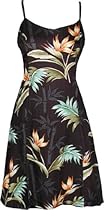 Hot Sale Paradise Found Womens Bamboo Paradise Princess Seam Mini Sundress in Black - XL