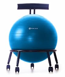 Gaiam Custom Fit Balance Ball Chair (Adjustable)