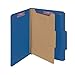 Smead Classification Folder, Letter, 2/5 Right of Center, 1 Divider, Dark Blue, 10 Per Box (13732) (Pack of 1)