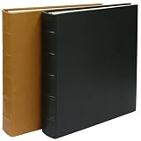 Genuine Leather Window Frames Extra Large Album, Holds 72 4" x 6" Prints, 13-1/2" x 13-1/4"