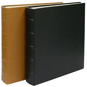 Genuine Leather Window Frames Extra Large Album, Holds 72 4" x 6" Prints, 13-1/2" x 13-1/4"
