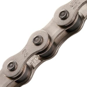 KMC Z510HX DropBuster BMX Bicycle Chain (1-Speed, 1/2 x 1/8-Inch, 112L, Silver)