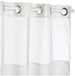 Hookless Mystery 71 by 74-Inch Shower Curtain, Beige