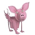 Myrtle the Pig Metal Planter