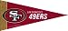 Football Pennants: NFL Mini San Francisco 49ers Pennant