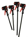 Spreader Clamps: Bessey DUO1824S 4 -Piece Large DuoKlamp Set