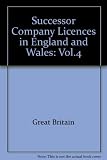 Successor company licences in England and Wales. Vol.4, Nuclear electric generation licence