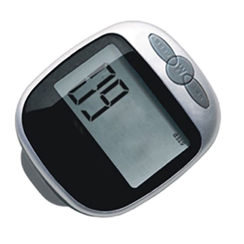 MiFX Multi-function Step Pedometer Large LCD Display Pedometer Walking Calorie Distance Counter (Black)