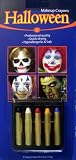 Makeup Sticks Crayons Face Paint Set of Black, White, Red, Yellow and Blue Profesional Quality Theatrical Halloween Costume Accessory