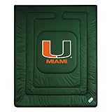 Miami Hurricanes NCAA "Locker Room Collection" Full or Queen Bed Comforter