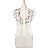 Print Ruffle Front Shirt (Petite, Tall & Misses Sizes XS-3X)