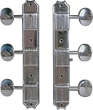 KLUSON 3 PLATE METAL BUTTON NICKEL