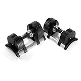 StairMaster Pair of TwistLock Adjustable Dumbbells (100-Pounds)
