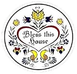 Hex Sign: Haus-Segan 8: Bless this house, a House blessing