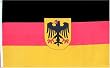 Germany National Country Flag - 3 foot by 5 foot Polyester (New) -Old with Eagle