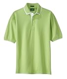 Egyptian Diamond Knit Sport Shirt with Tipping Stripe