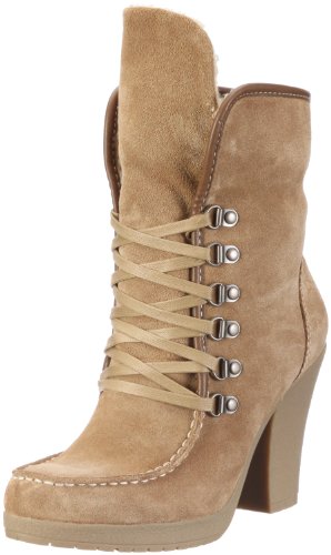 ESPRIT Brera Fur Bootie Y10320, Damen Stiefel, Beige (dark beach 251), EU 41