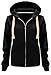 ZJ Clothes Women Men Unisex Plus Size Plain Hoodie
