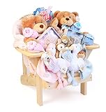 Muskoka Twins Gift Set - Perfect for the Twins Baby Shower - Teddy Bear and chair for Boy or Girl