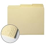 Smead 10343 Smead WaterShed/CutLess File Folders, 1/3 Cut, Top Tab, Letter, MLA, 100/Box