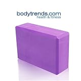Bodytrends Single Foam Yoga Block (Purple)