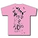 MEG AND DIA - Splash - Pink T-shirt