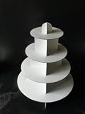 4 Tier Disposable Cupcake Fairy Cup Cake Party Display Stand by Classikool®