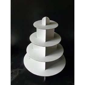 4 Tier Disposable Cupcake Fairy Cup Cake Party Display Stand by Classikool�