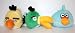 Angry Birds 6" - 8" Plushes Set of 3
