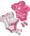 Apple Bottoms Baby Girl 3pc Boxed Infant Set