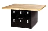Diversified Woodcraft WB12-0V 4-Station Workbench without Vises