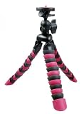 Rollei Mini Flexi Tripod 100 Anpassungsf&auml;higes Stativ (inkl. Kugelkopf) pink