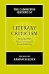 The Cambridge History of Literary Criticism, Vol. 8: From Formalism to Poststructuralism