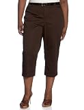 Dockers Women's Metro Plus Capri With Belt