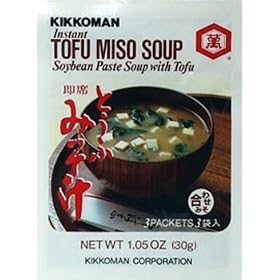 Kikkoman Instant Tofu Miso Soup (Soybean Paste Soup with Tofu)